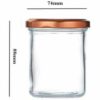 Bocal 180ml rond sans rebord (250g) - Carton 105 unités – Image 3