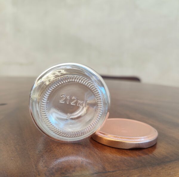 Bocal 212ml classique rond (250g) - Carton 96 unités – Image 2