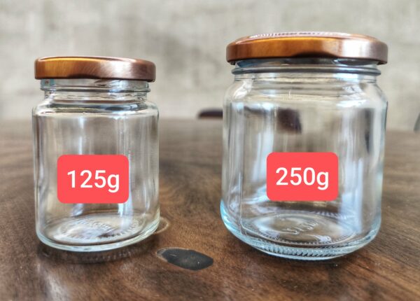 Bocal 100ml rond (125g) - Capsule Bronze - Carton 120 unités – Image 3