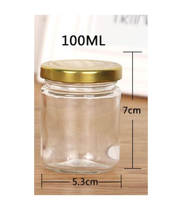 Bocal 100ml rond élégant (125g) - Carton 162 unités – Image 2