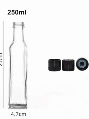 Bouteille 250ml carré - Carton 60 unités