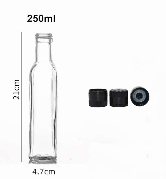 250ml square glass bottle (1)