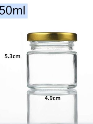 Bocal 50ml carré (70g) - Carton 240 unités