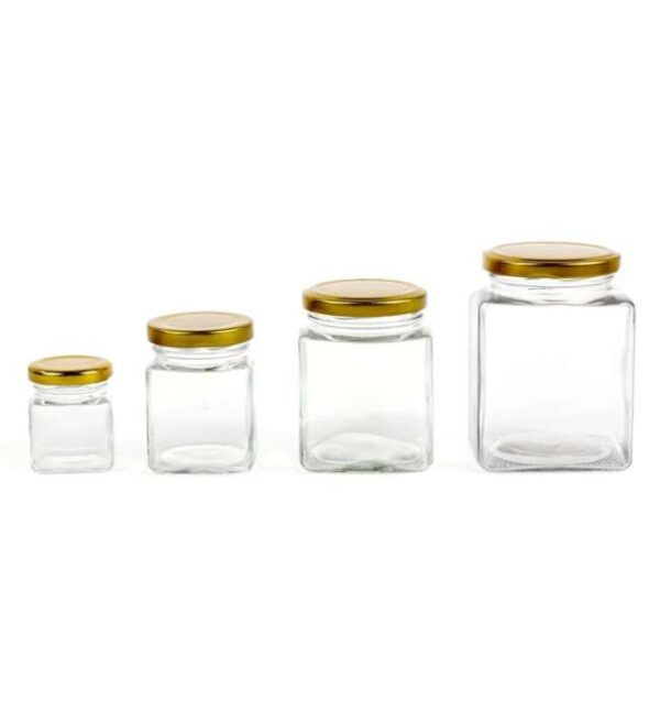 Bocal 100ml carré - Carton 120 unités – Image 4