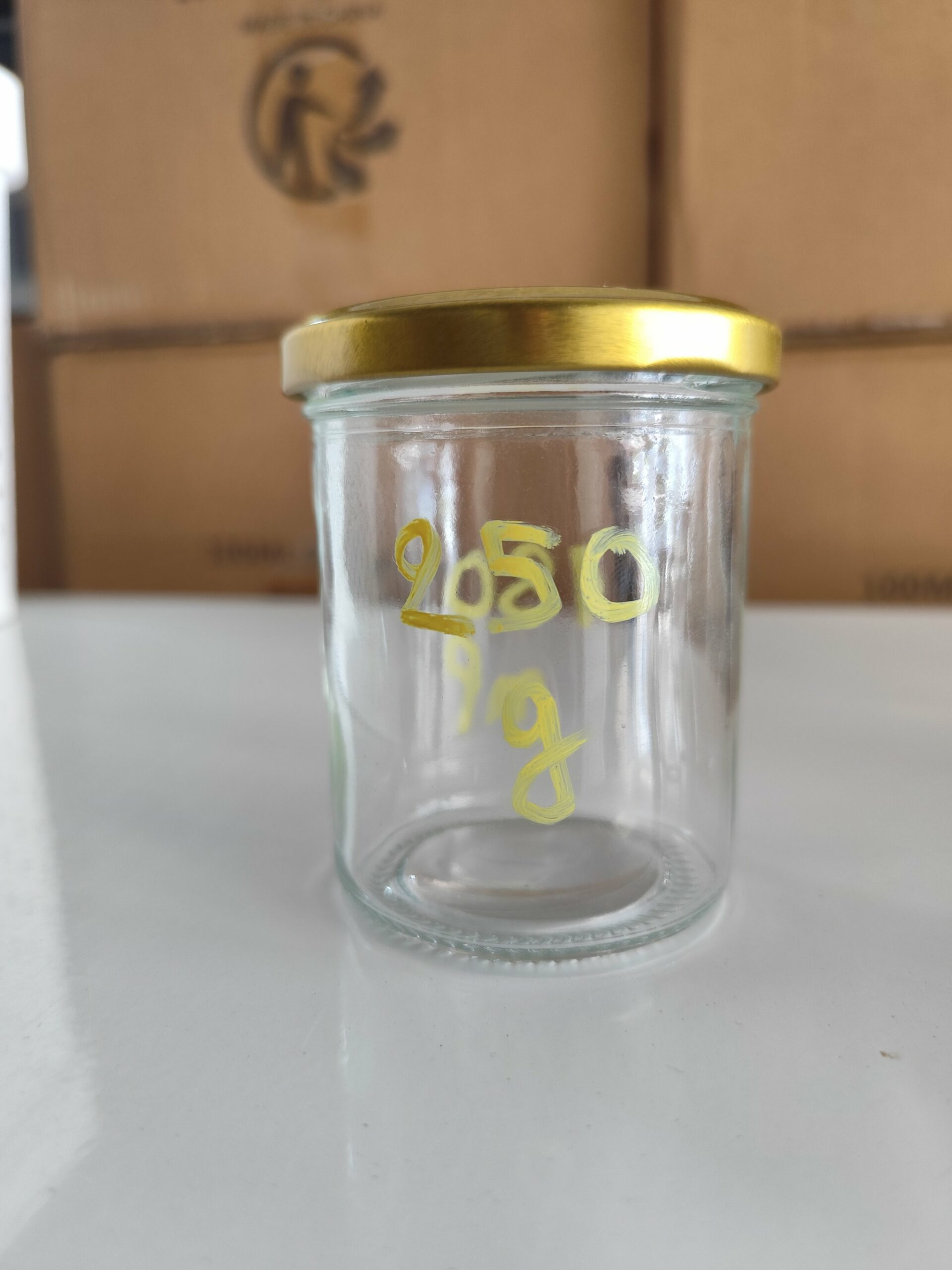 Bocal 180ml rond sans rebord (250g) - Carton 105 unités – Image 7