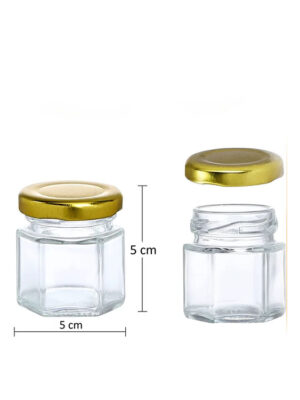 Bocaux Invité Miel 85ml + Cuillère bois + Abeille - Carton 162 unités
