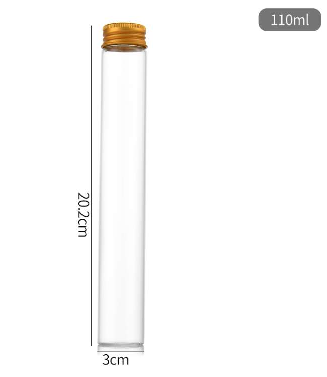 Tube verre 20cm 3cm diam (1)