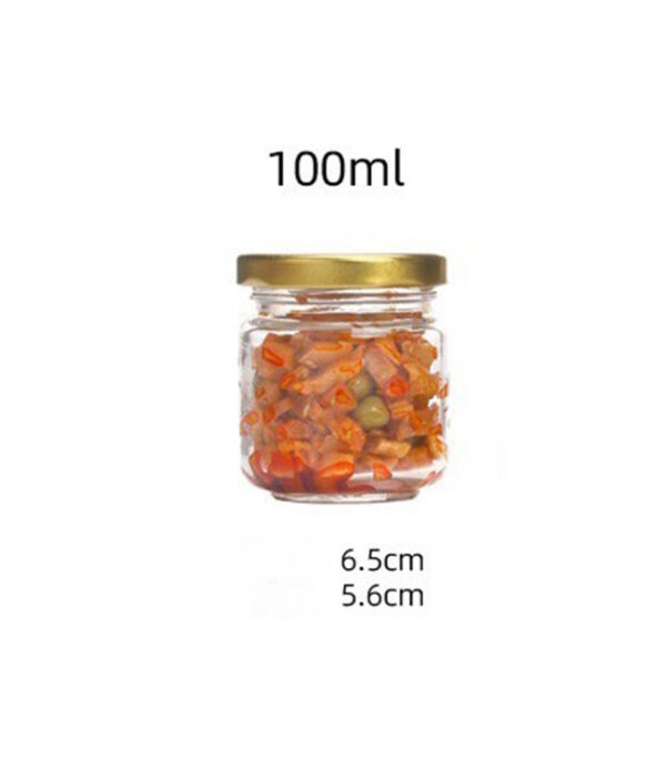 Bocal 100ml rond classique (125g) -  Carton 120 unités