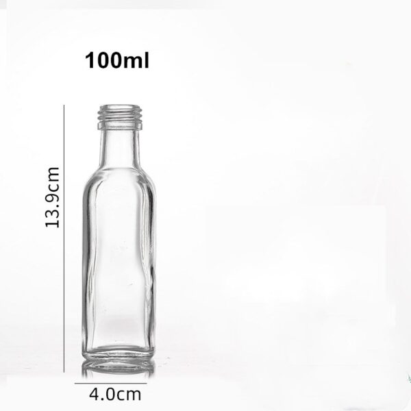 Bouteille 100ml carré - Carton 120 unités