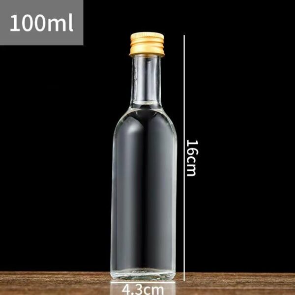 Bouteille 100ml ronde - Carton 140 unités