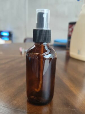 Bouteille Ambrée 120ml SPRAY - Carton 128 unités