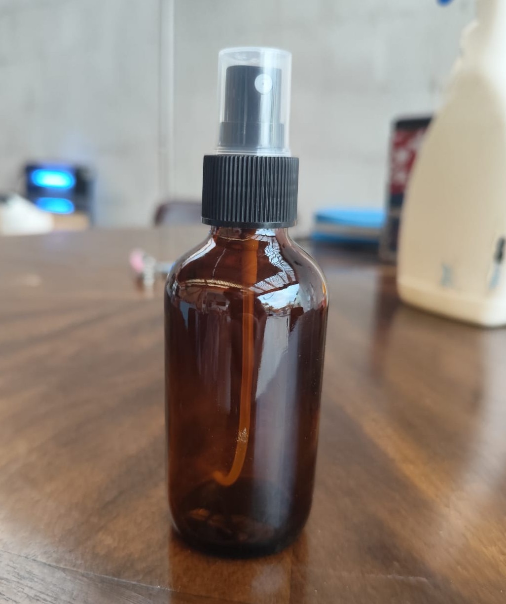 Bouteille Verre Ambré Spray 120ml